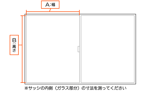 お見積もりに必要な窓ガラスの寸法